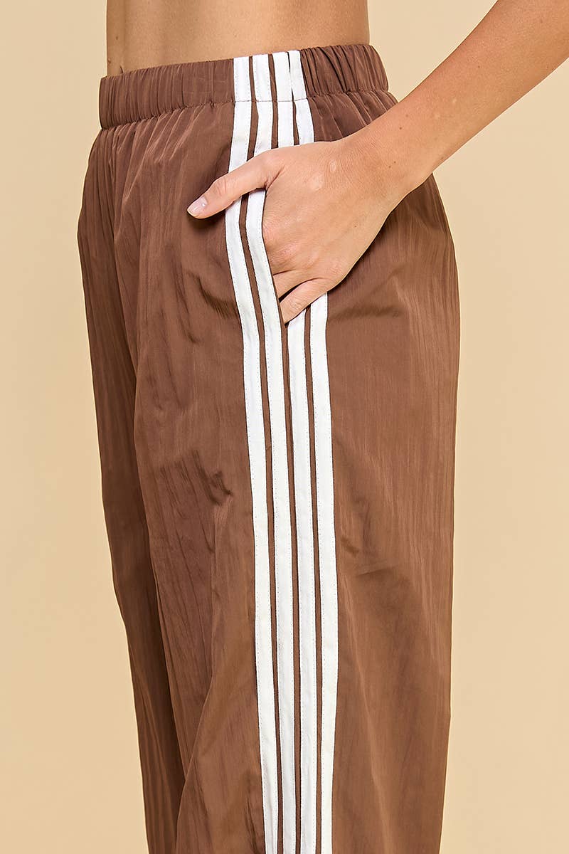 Tinsley Straight Leg Striped Sweatpants