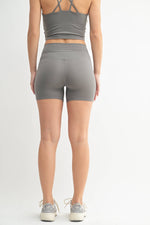Mono B - Venice Cloud Light Contour Biker Shorts: Black / S:M:L (2:2:2)