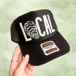 Mint & Honey - LOCAL Oyster Shell Trucker Hat: Navy