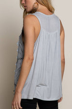 Trudy Sleeveless Lace Top