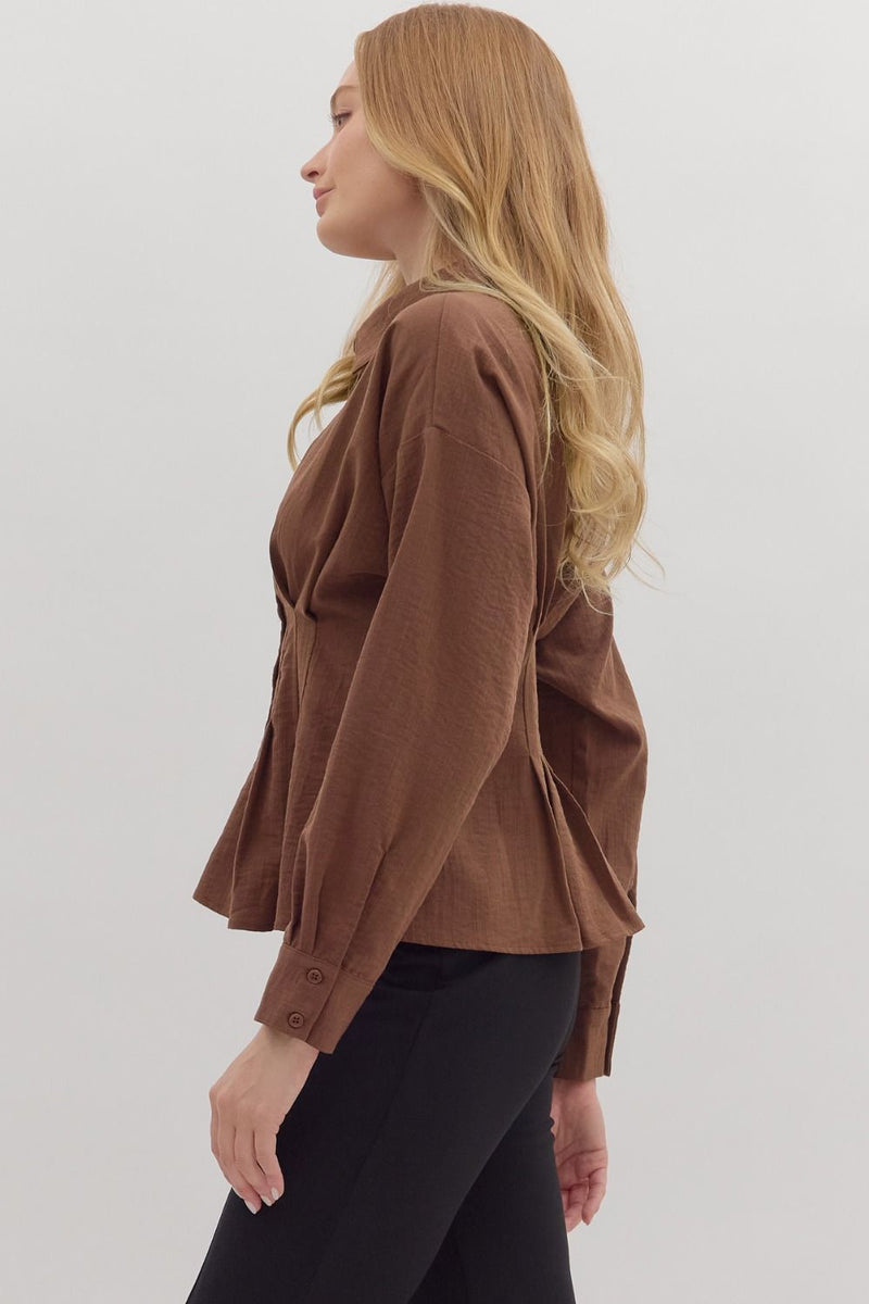 Annika Top In Chocolate