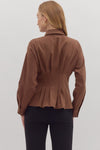 Annika Top In Chocolate