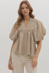 Farrah Top In Carmel
