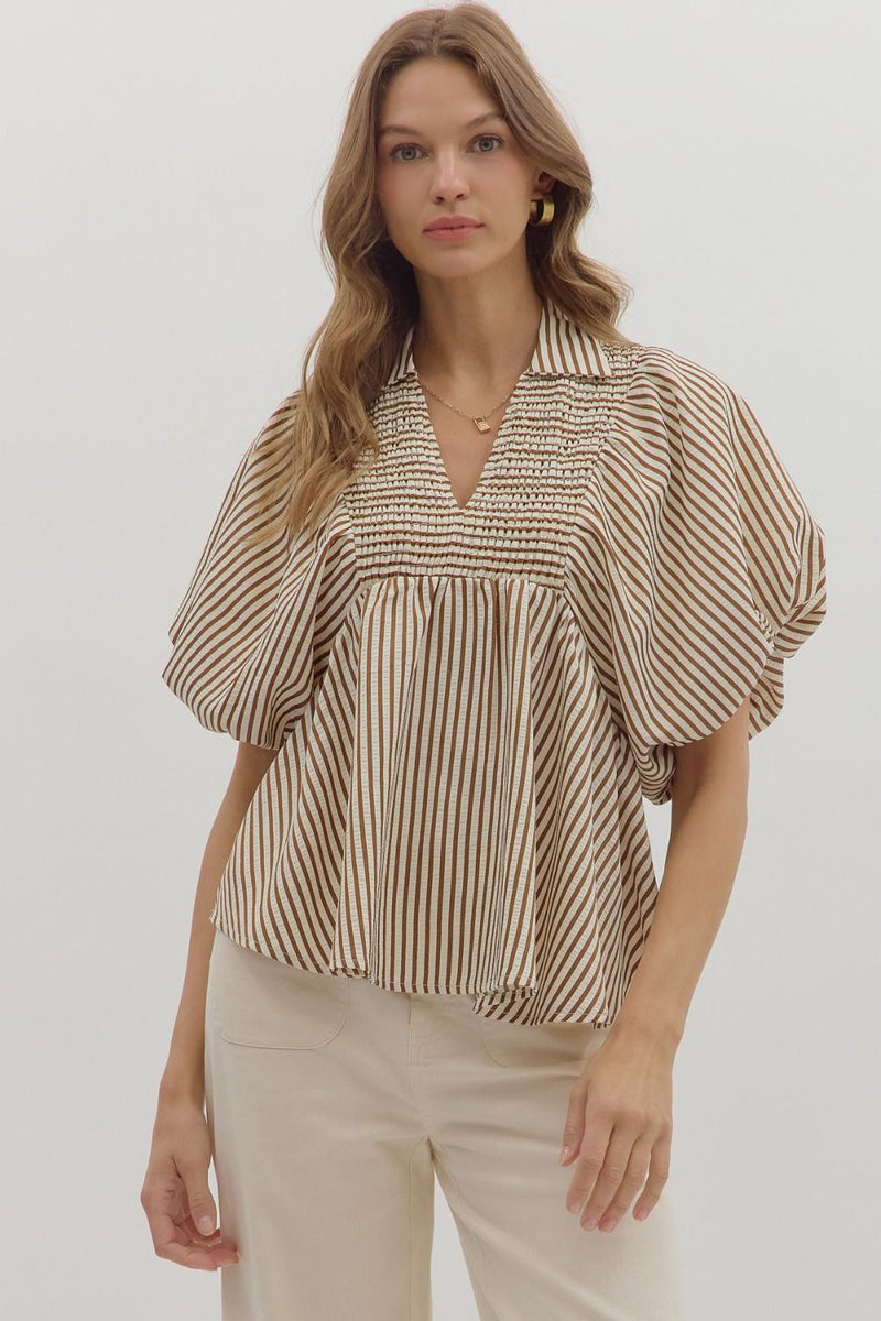 Farrah Top In Carmel