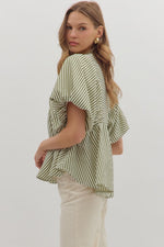 Farrah Top In Olive