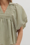 Farrah Top In Olive