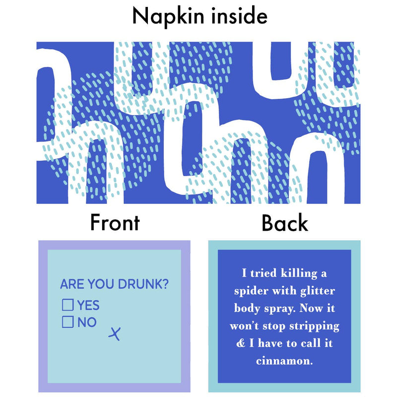 Drinks on Me - Napkin: Whoremembers