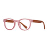 Blue Planet Eco-Eyewear - BP20233 - Arden - Matte Rose / Walnut Wood / Blue Light Filt: 1.75