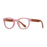 Blue Planet Eco-Eyewear - BP20233 - Arden - Matte Rose / Walnut Wood / Blue Light Filt: 1.75