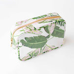 Natural Botanical Clear Coated Rectangular Cosmetic Case