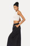Mono B - Cropped Fitted Muscle Tee: SHELL PINK / S:M:L (2:2:2)