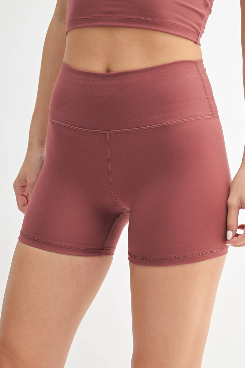 Mono B - Venice Cloud Light Contour Biker Shorts: Black / S:M:L (2:2:2)
