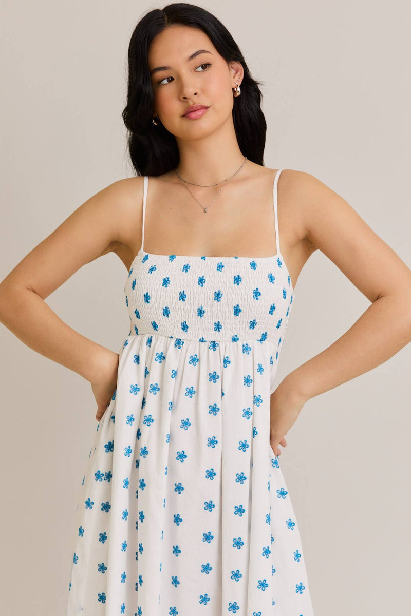 Daisy Smocked Baby Doll Maxi