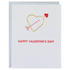 Chez Gagné - Happy Valentine's Day Heart Paperclip Card