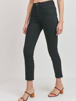 High Rise Black Slim Stretch Jean