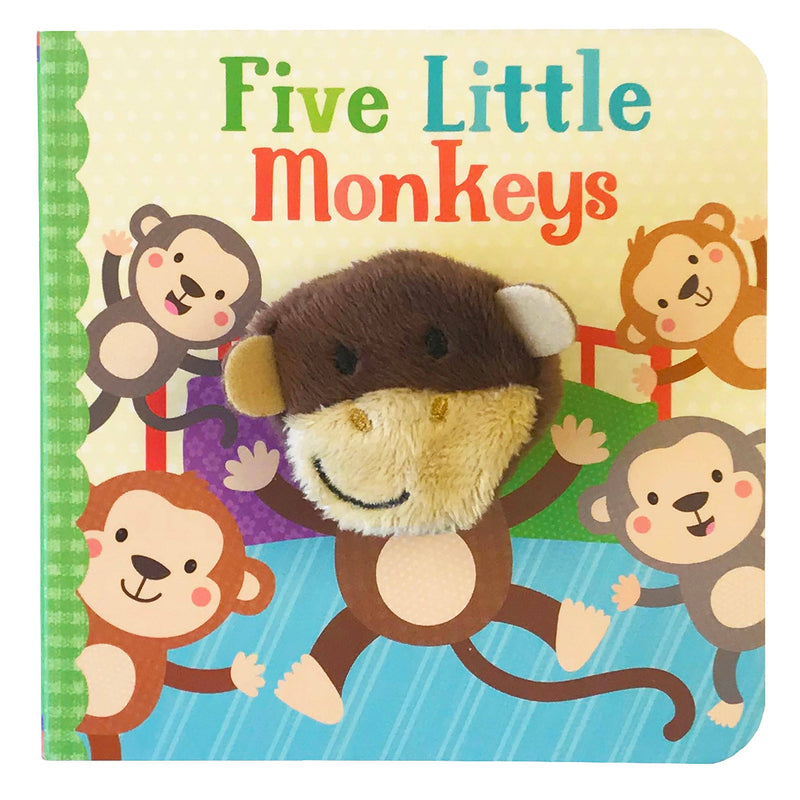 Cottage Door Press - Five Little Monkeys Finger Puppet Board Book