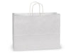 White Kraft Paper Shopping Bags: Vogue 16x6x12.5" / 250 Pack