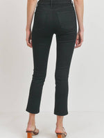 High Rise Black Slim Stretch Jean